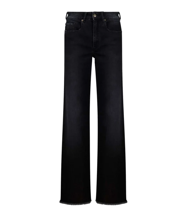 Achat JEANNE VOULAND Jean Jilly Straight Denim Stone Noir 1