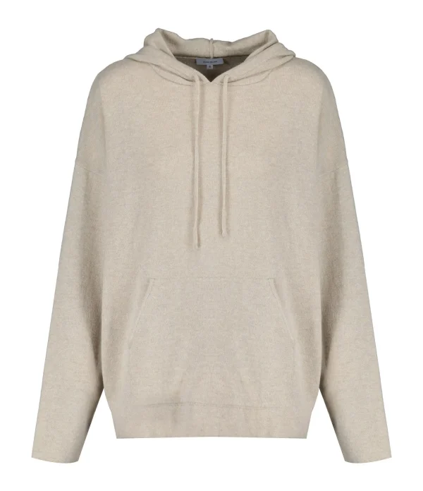 pas cher marque JEANNE VOULAND Sweatshirt Hoodie Gian Laine Beige 1