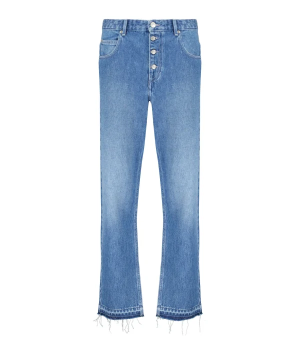 soldes en ligne MARANT ÉTOILE Jean Belden Coton Bleu Clair 1