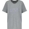 JEANNE VOULAND Tee-shirt Ben Love 1971 Glitter Gun Métal Gris en vente 19