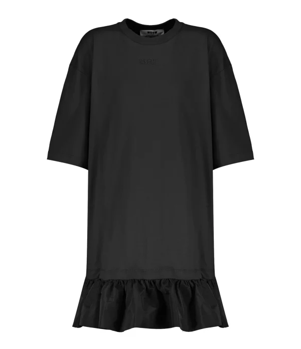 magasin MSGM Robe Coton Noir 1