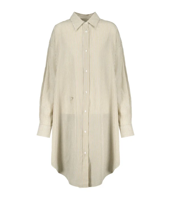 MARANT ÉTOILE Robe Seen Coton Ocre magasin en ligne france 1