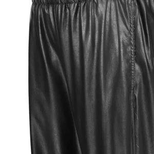 marques pas cher MM6 Maison Margiela Pantalon Cuir Noir 9