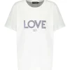 JEANNE VOULAND Tee-shirt Ben Love 1971 Glitter Gun Métal Blanc achetez pas cher 19