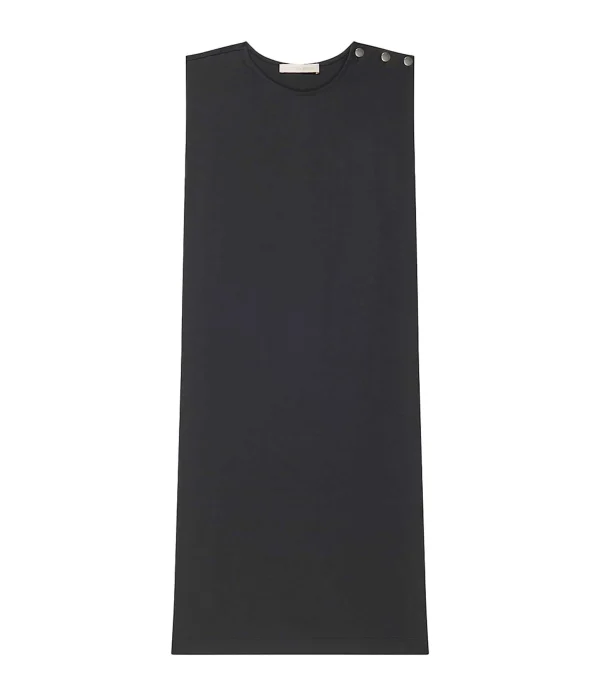 magasin solde Vanessa Bruno Robe Apollonia Coton Noir 1