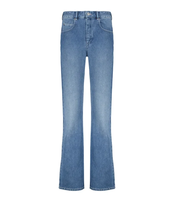 MARANT ÉTOILE Jean Belvira Coton Bleu Clair magasin en ligne france 1