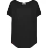 Top ventes MAEVY MOUVEMENT LIBRE Tee-shirt Parfait Bambou Noir 14