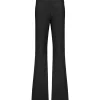 JEANNE VOULAND Pantalon Gill Simili Stretch Noir outlet soldes 17