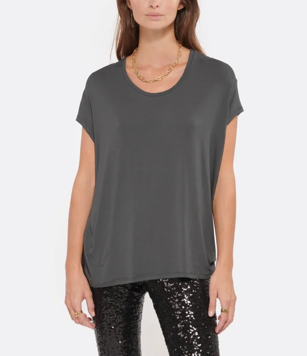 excellente qualité MARGAUX LONNBERG Tee-shirt Marlow Gris Foncé 4