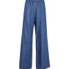 en vente FORTE_FORTE Pantalon Coton Denim Indigo 22