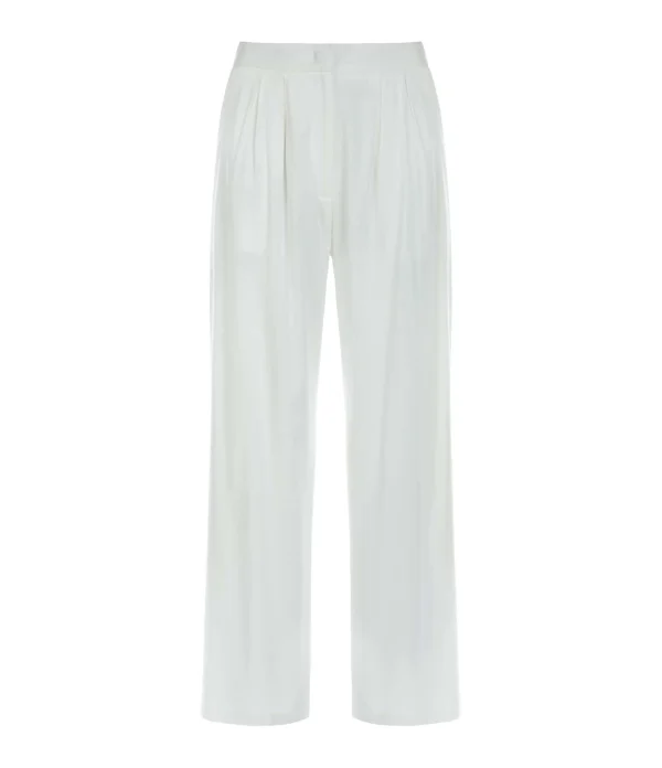 JEANNE VOULAND Pantalon Palazzo Haja Ivoire soldes officiel 1