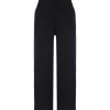 JEANNE VOULAND Pantalon Hory Gaze De Coton Noir à prix d'occasion 10