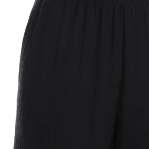 JEANNE VOULAND Pantalon Hory Gaze De Coton Noir à prix d'occasion 10