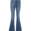 JEANNE VOULAND Jean Faden Flare Coton Bleu en ligne 25