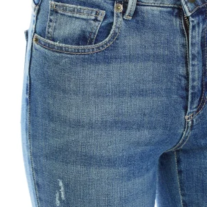 JEANNE VOULAND Jean Faden Flare Coton Bleu en ligne 10