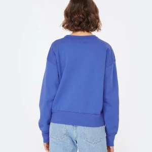 MARANT ÉTOILE Sweatshirt Mobyli Coton Bleu Électrique SOLDES TOUT À 18