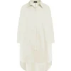 ROBERTO COLLINA Robe Chemise Coton Beige en ligne 16