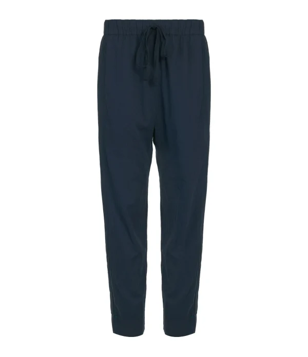 Satisfait ou Remboursé XIRENA Pantalon Fin Draper Coton Bleu Navy 1