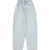 solde en ligne MOUSSY VINTAGE Jean Blue Villas Wide Denim Bleu Clair 17