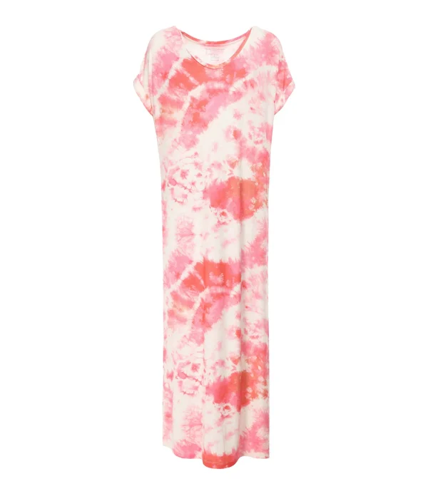 MAJESTIC FILATURES Robe Longue Flamingo Tie & Dye Satisfait ou Remboursé 1