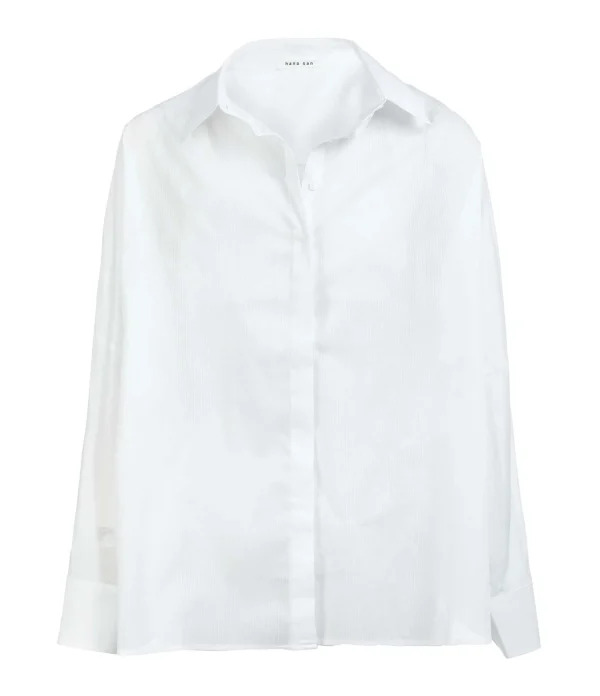 magasins pour HANA SAN Chemise Zoe Blanc Optique 1