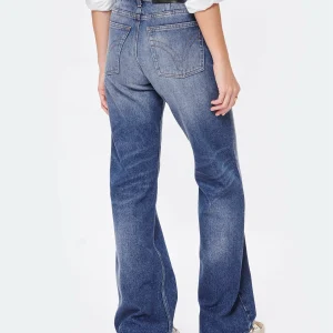 AMI Paris Jean Boyfriend Coton Denim Bleu Usé acheter 15