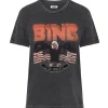 Acheter Maintenant ANINE BING Tee-shirt Vintage Coton Organique Gris Délavé 10