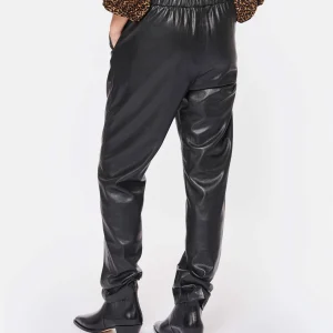 ANINE BING Pantalon Simili Cuir Noir SOLDES TOUT À 18