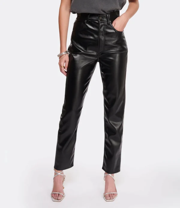 ANINE BING Pantalon Sonya Noir en promotion 4