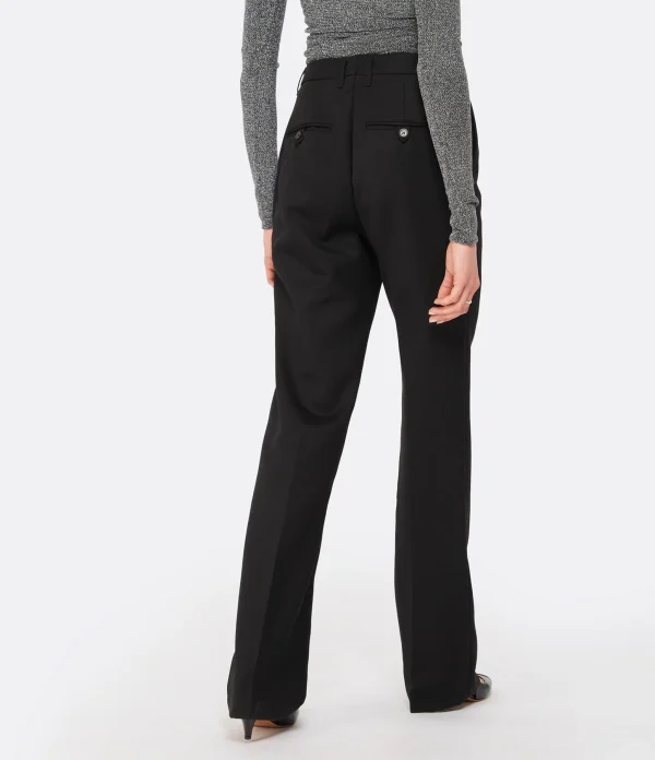 ANINE BING Pantalon Classic Laine Noir offre spéciale 6