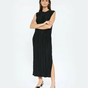 dernières ANINE BING Robe Longue Melanie Noir 10