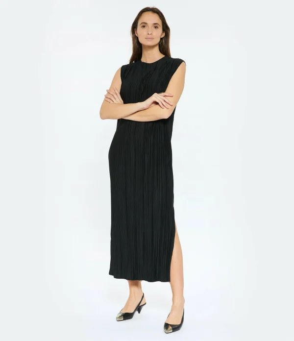 dernières ANINE BING Robe Longue Melanie Noir 4