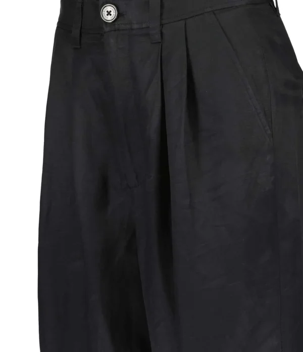 ANINE BING Pantalon Carrie Noir Vente 3