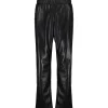 ANINE BING Pantalon Simili Cuir Noir SOLDES TOUT À 17