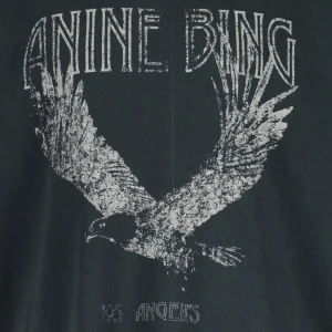 Retour gratuit en magasin. ANINE BING Tee-shirt Lili Coton Organique Gris Délavé 9