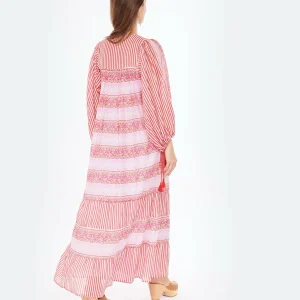 ANTIK BATIK Robe Longue Amelie Rose De Qualité 12