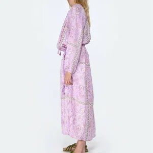 ANTIK BATIK Robe Longue Flavie Mauve fashion pas cher 9