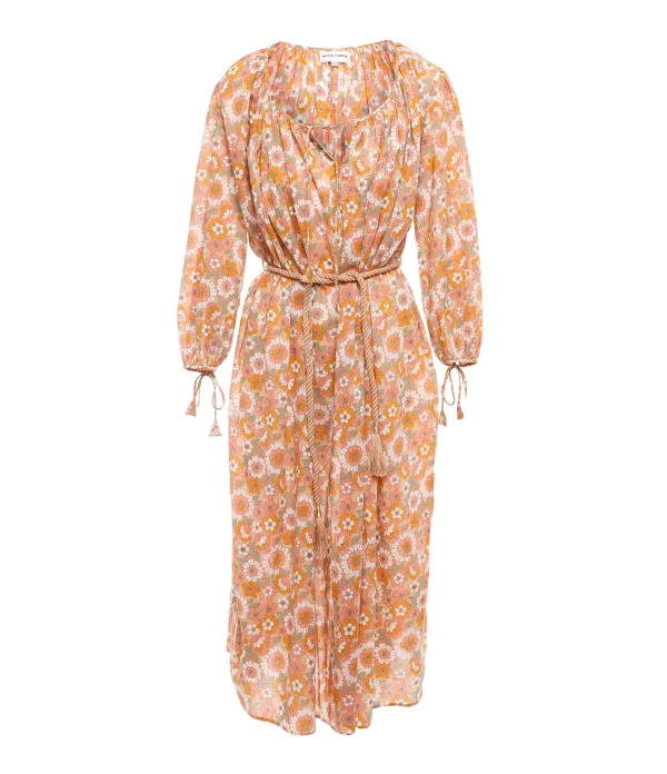 ANTIK BATIK Robe Longue Blossom Rouille site soldes 1