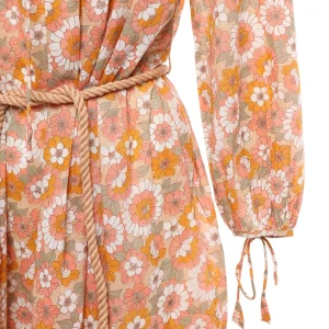 ANTIK BATIK Robe Longue Blossom Rouille site soldes 8