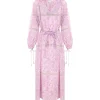 ANTIK BATIK Robe Longue Flavie Mauve fashion pas cher 16