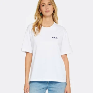 A.P.C. Tee-shirt Karol Coton Blanc en france 12