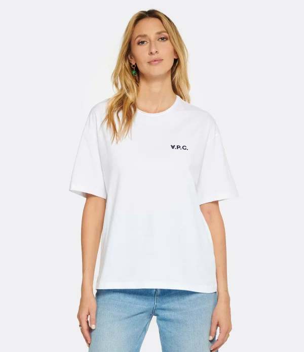 A.P.C. Tee-shirt Karol Coton Blanc en france 4