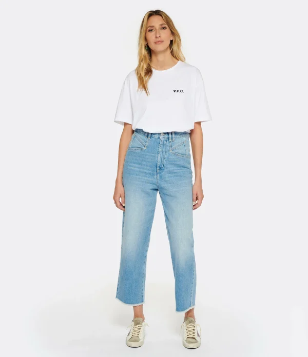 A.P.C. Tee-shirt Karol Coton Blanc en france 5