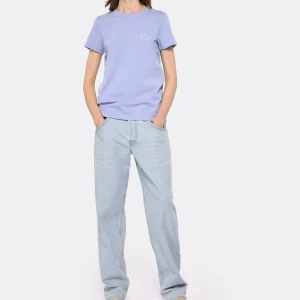 A.P.C. Tee-shirt New Denise Coton Lila Top ventes 10