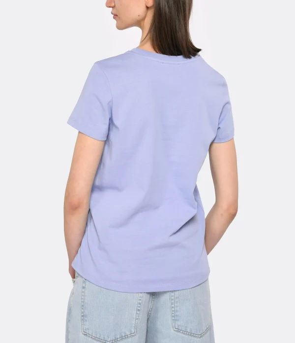 A.P.C. Tee-shirt New Denise Coton Lila Top ventes 5