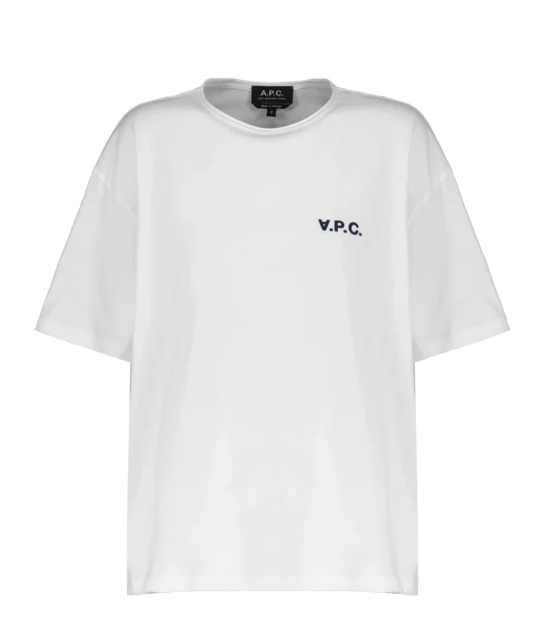 A.P.C. Tee-shirt Karol Coton Blanc en france 1