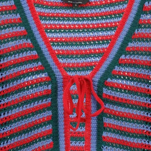 A.P.C. Cardigan Maggie Coton Multicolore luxe soldes 9