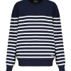 nouveau produit A.P.C. Pull Phoebe Coton Cachemire Marine 19