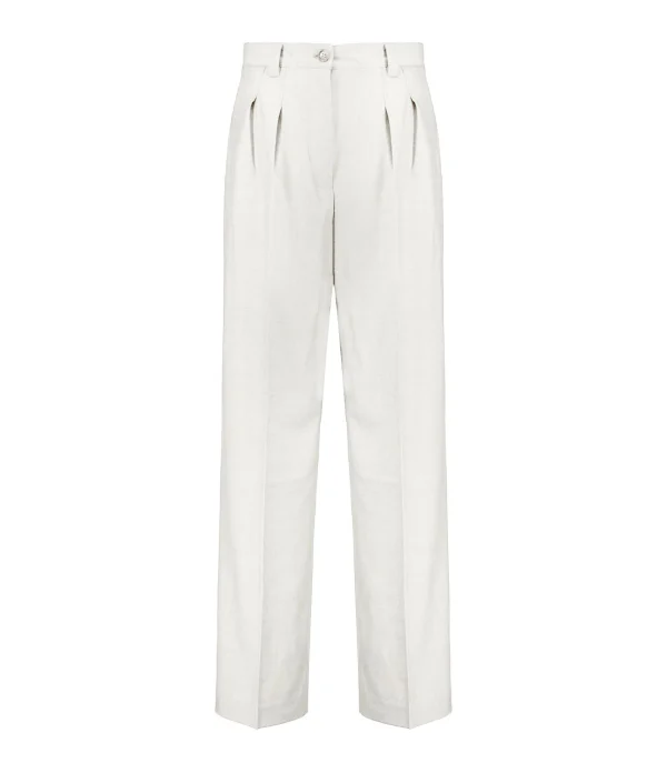 soldes ligne A.P.C. Pantalon Tressie Coton Écru 1