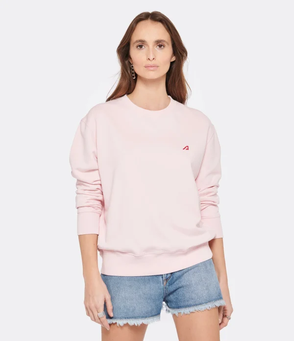 grande popularité AUTRY Sweatshirt Tennis Academy Coton Rose 4